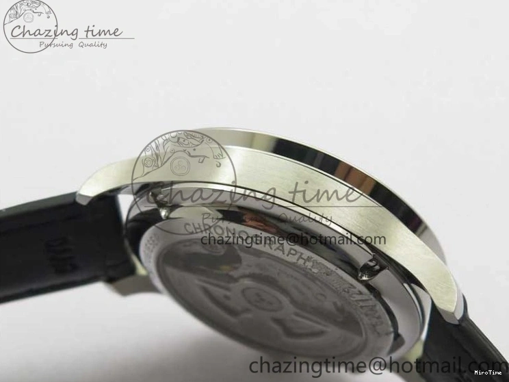 MIROTIME 0421 Elegant Portuguese IW371615 ZF 1:1 Best Edition SS Green Dial on Black Leather Strap A96355 V 7081